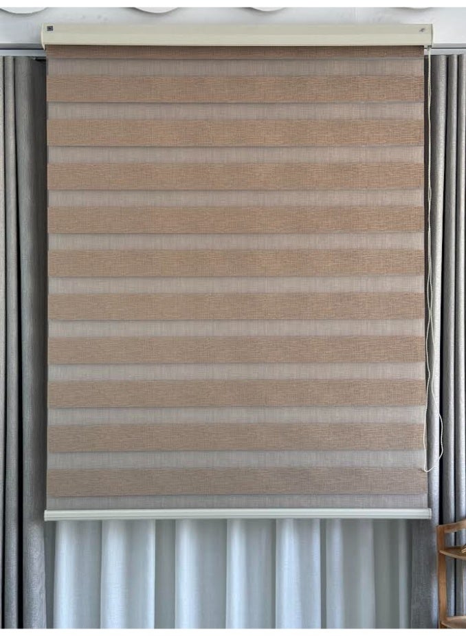 gatco Brown Zebra Roller Blind - Image 1